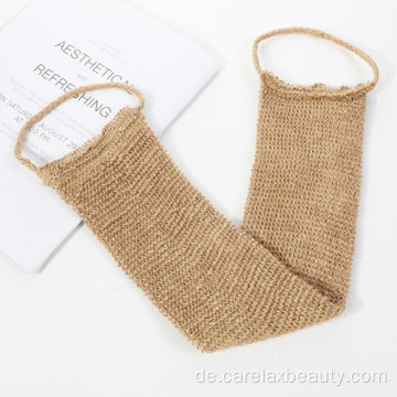 Peeling -Jute -Gürtel -Exfoliator -Badhandschuh